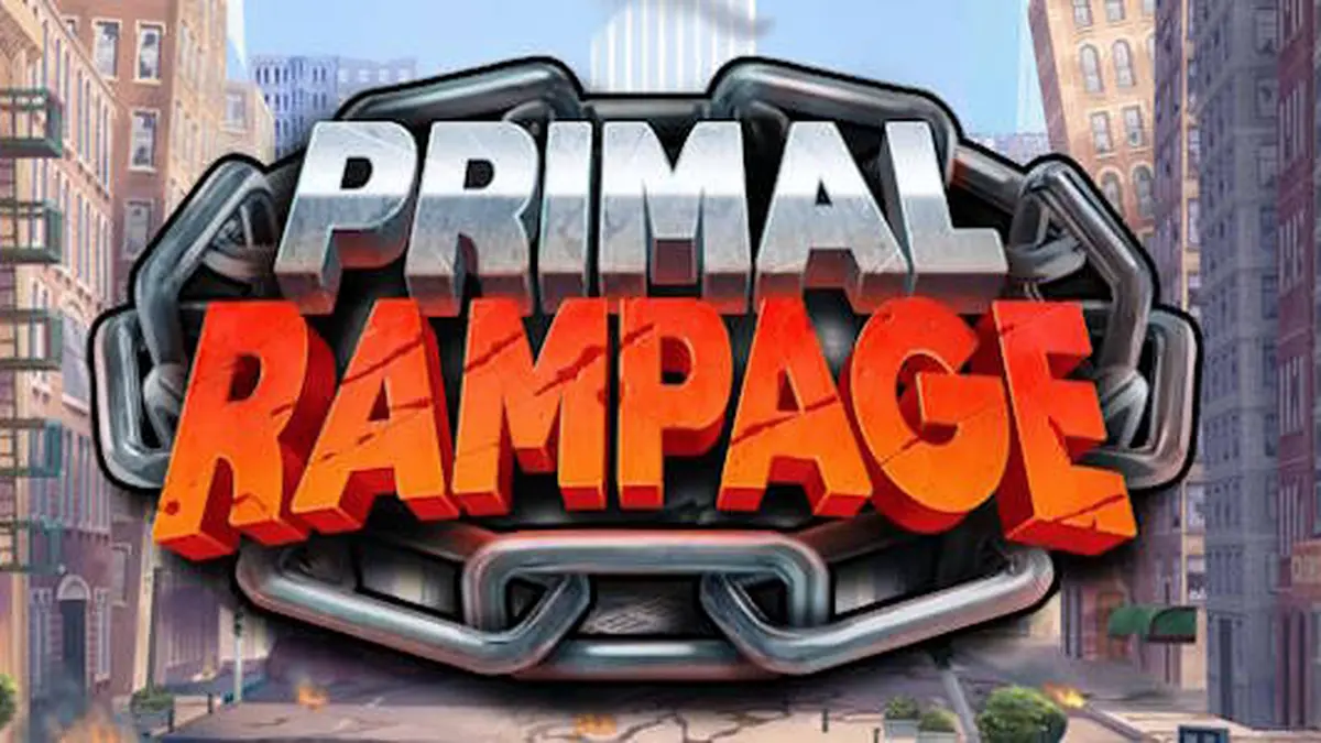 O guardião gorila Korrak em uma selva densa e misteriosa, cenário do jogo Primal Rampage.